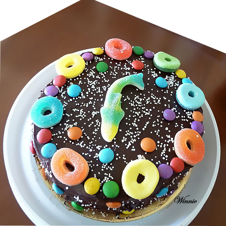 Color layer cake - Birthday cake