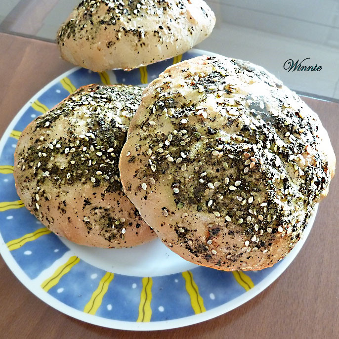 Pita-Bread with Zaatar