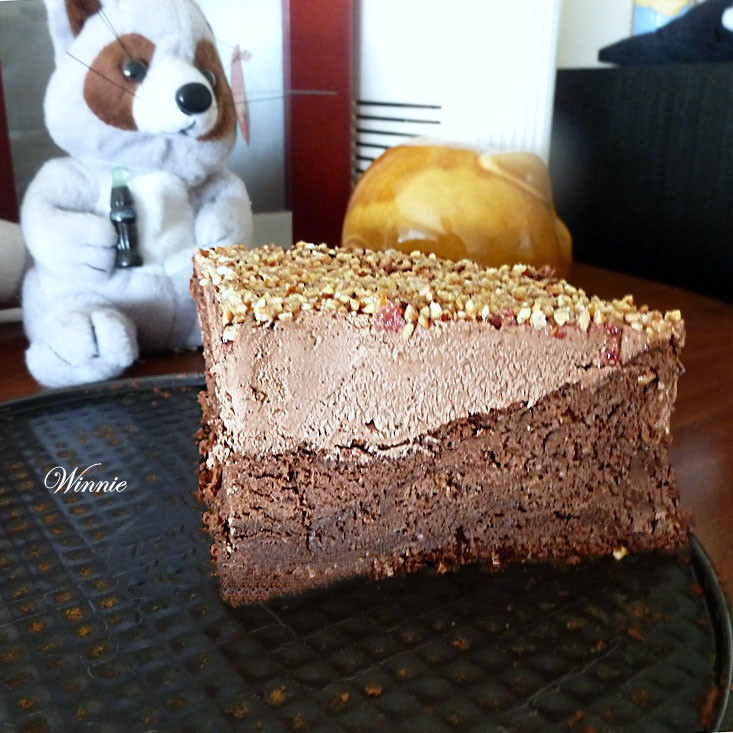 Baked Chocolate Mousse Cake