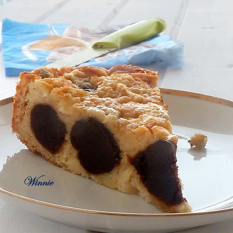 Chocolate Polka Dot (inside) Apple Cake