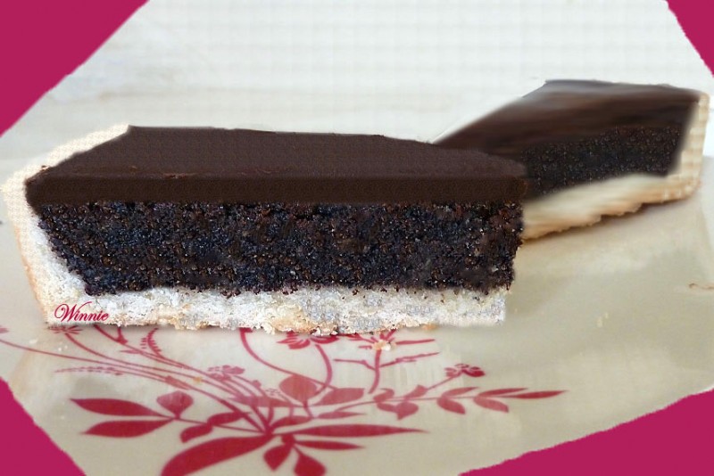 Poppy-Chocolate Tart