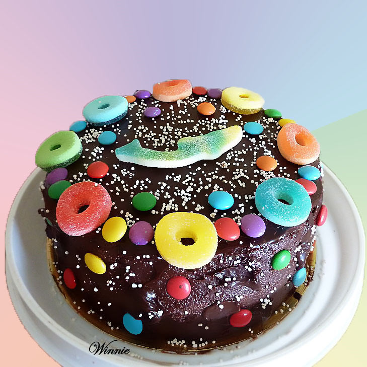 Color layer cake - Birthday cake