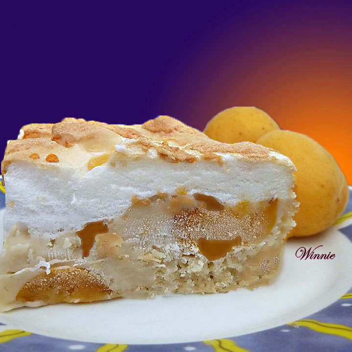Apricot Meringue Cake