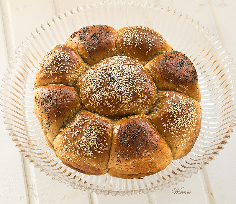 Challahs and Rolls, sweetened with Date Spread