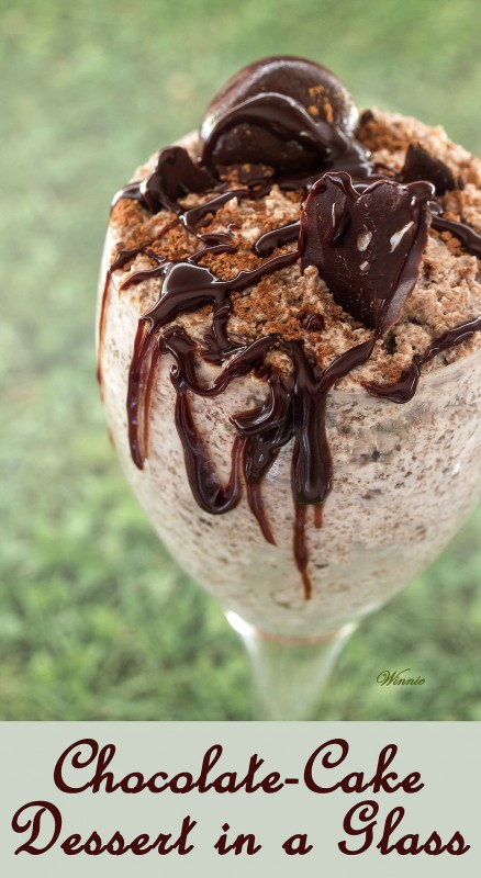 Chocolate-Cake in a Glass