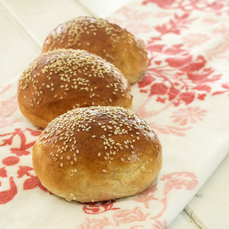 Challahs and Rolls with Whole-wheat and Semolina