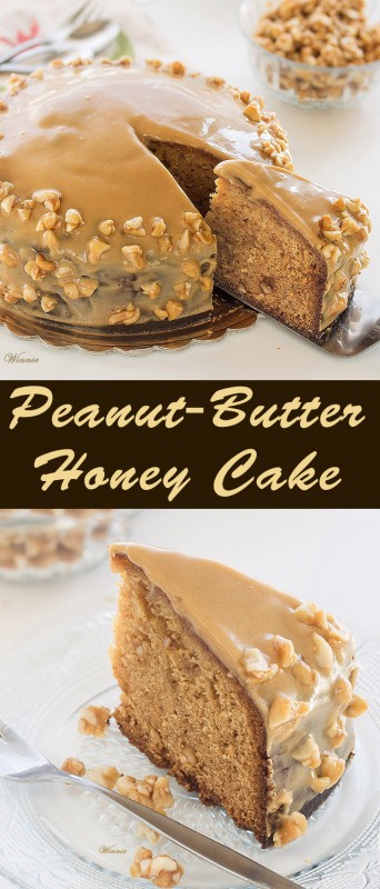 Peanut-Butter Honey Cake