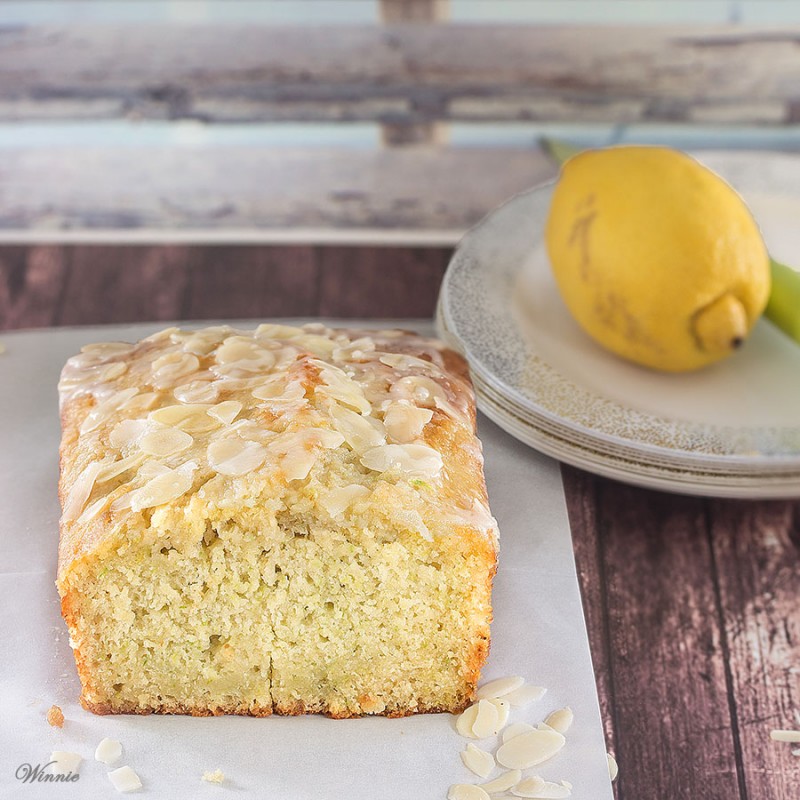 Zucchini Lemon Cake with Lemon Glaze