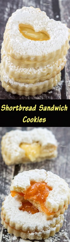 Shortbread Sandwich Cookies
